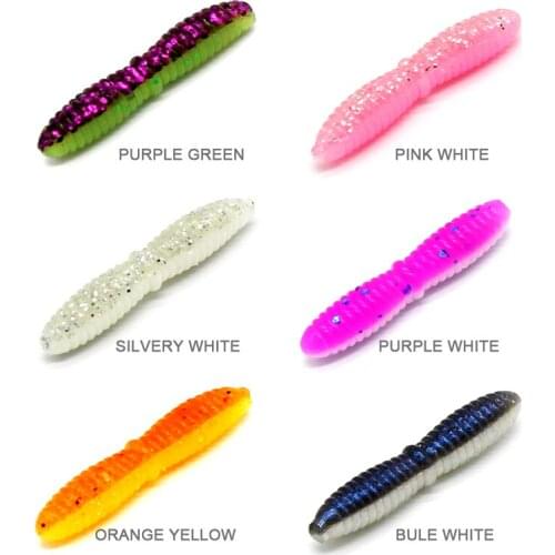 Agape Fishing Lure Soft Lure Silicon Bait Soft Bait ADSL209/WMB35 10pcs 35mm 0.8g