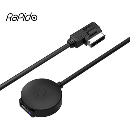 Car BT AUX USB Receiver Cable Adapter for VW Audi 2G 3G MMI Systems A4 A5 A6 Q5 Q7 Audio Media Input AMI MDI Interface