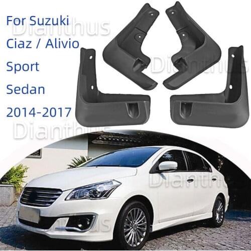 For Suzuki Ciaz / Alivio Sport Sedan 2014-2017 Car Mudguard Anti-splash Anti-Fouling Front Rear Fender Accessories