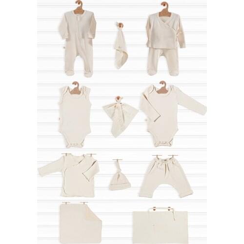 Pure Organic Cotton Combed Cotton Newborn Set-11 Piece Baby Kids Clothes Clothing Sets Newborn Girls Boys