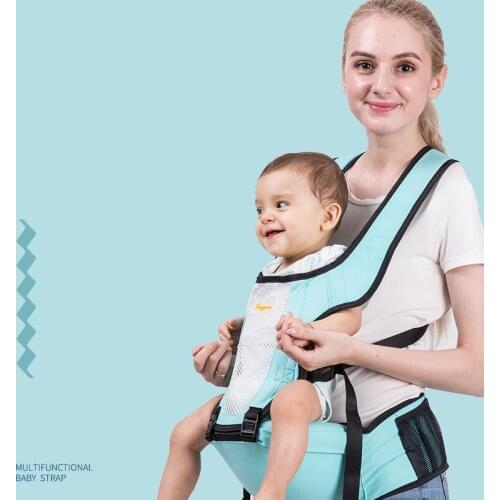 New 0-36 Months 20kg Storage Kangaroo Ergonomic Hipseat Baby Carrier Sling Hip Waist Stool Seat Backpack Wrap for Newborns Mom