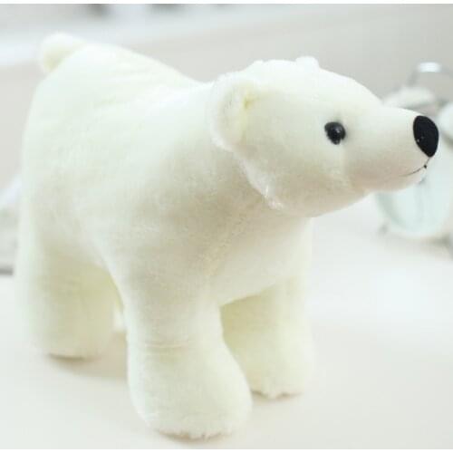 20/25/35/45cm Super Lovely Polar Bear Family Stuffed Plush Placating Toy Gift for Children M065