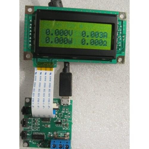 Voltage Current Meter with 1602 LCD Screen Test Battery Capacity Two-way Current Coulomb AH Meter Power Meter