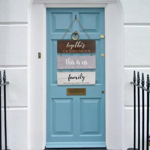 Exquisite Wall Door Restaurant Door Hanging Wooden Sign for Coffee Shop