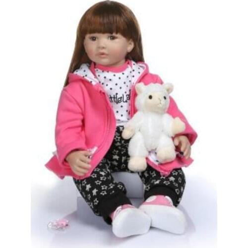 Bebes doll boy and girls 60CM high quality reborn toddler boy doll in hoodie dress bebe doll reborn 6-9Month real baby size doll