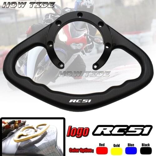 Motorcycle Passenger Handgrips Hand Grip Tank Grab Bar Handle Armrest For Honda RC51 All Years