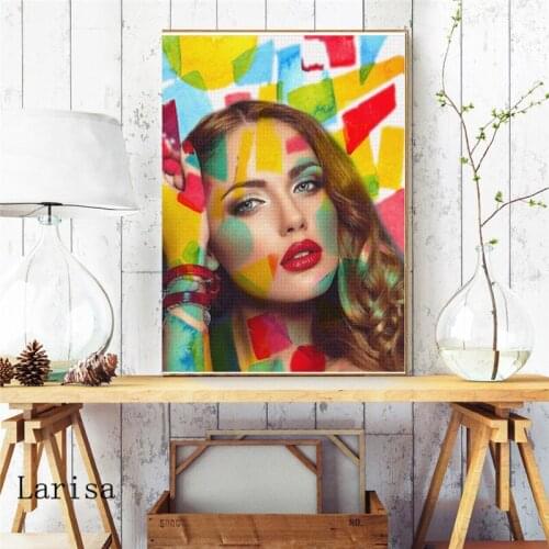 Personal Customize Photo Nordicc Wall Decoration for Home Abstract Print Art Poster Transform Your Photo Into Colorful Pictures