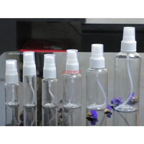 20ml (0.66oz, Less Than 1oz) Clear Plastic Fine Mist Spray Bottle for Cleaning, Travel, Essential Oils, Perfume