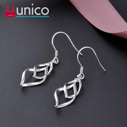 UUNICO 2018 women S925 sterling silver earrings female long tassel womens brincos oorbellen kolczyki earrings retro jewelry