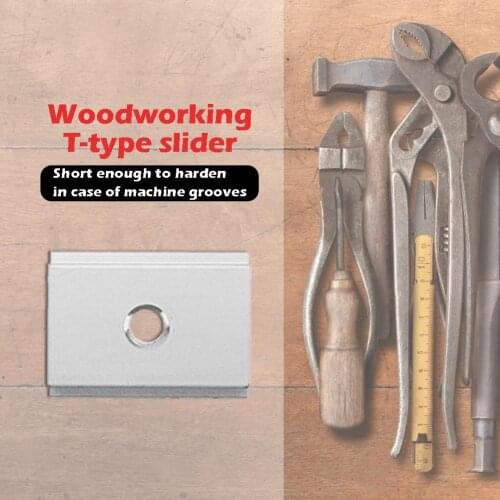Woodworking DIY Auxiliary Tool T-shape Slider Aluminum Alloy Slot Miter Track Suitable for 30/45 Type Chute A Variety of Styles