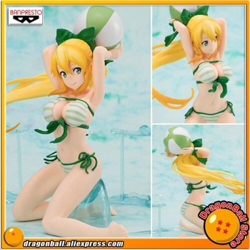 Japan Anime "Sword Art Online Code Register" Original Banpresto EXQ Collection Figure - Leafa