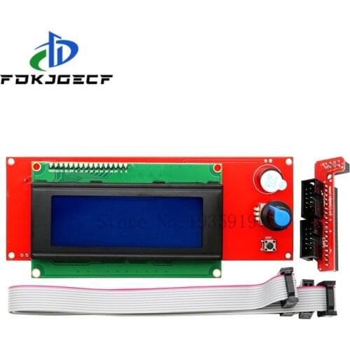 1PCS 2004 LCD Display 3D Printer Reprap Smart Adapter Controller Reprap Ramps 1.4 1.6 Mega2560 R3 board 2004LCD Control