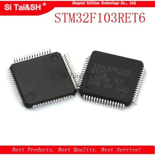 1pcs/lot STM32F103RET6 QFP64 STM32F103 QFP ARM new and original IC
