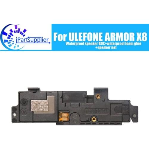 100% Original New Waterproof speaker BOX+waterproof foam glue+speaker net Replacement Part Accessory for Ulefone ARMOR X8