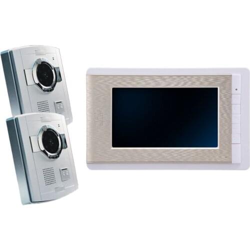 7 Inch TFT LCD Color Indoor Monitor 2v1 Wired Video Door Phone