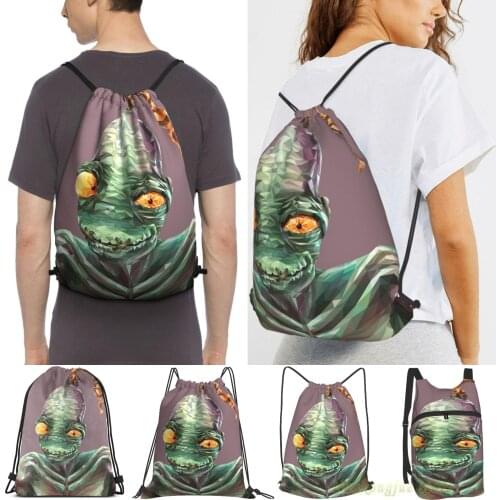 Abe (Oddworld) Women Purpose Drawstring Backpack Bags Men Outdoor Travel Backpacks For Gym Training Swimming Fitness Bag