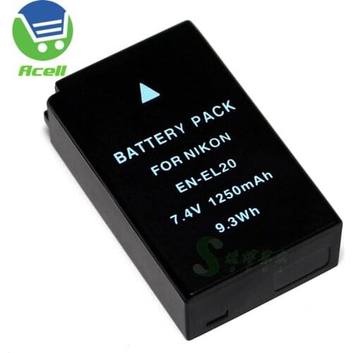 EN-EL20 Battery for Nikon COOLPIX P950 COOLPIX P1000 /1 J1/1 J2/1 J3/1 S1/1 V3/1 AW1/DL24-500 f/2.8-5.6 Camera Replace EN-EL20a
