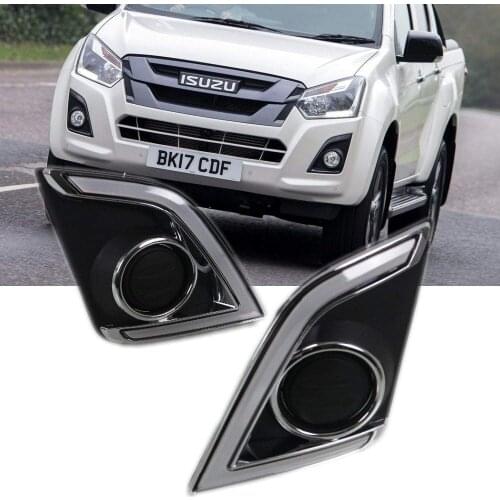 Car Daytime Running Lights Front Fog White DRL Driving with Yellow Signal Fog Lamp Kit for Isuzu D-MAX 2016 2017 2018