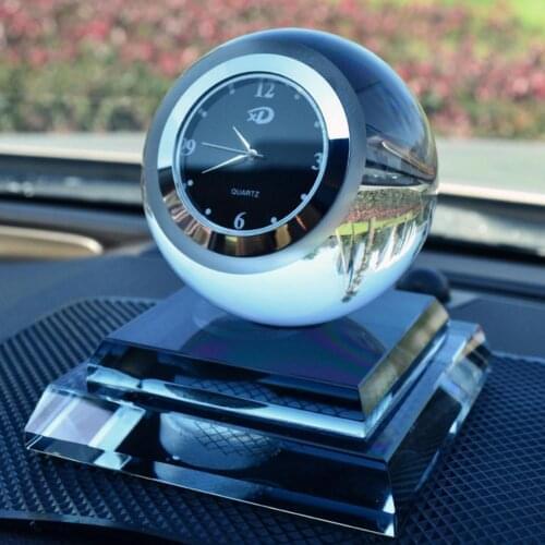Car Crystal Perfume Clocks Perfume Decoration Crystal Balls Watches Clocks Car Perfume Cars Innovative Gifts Decorations unusual