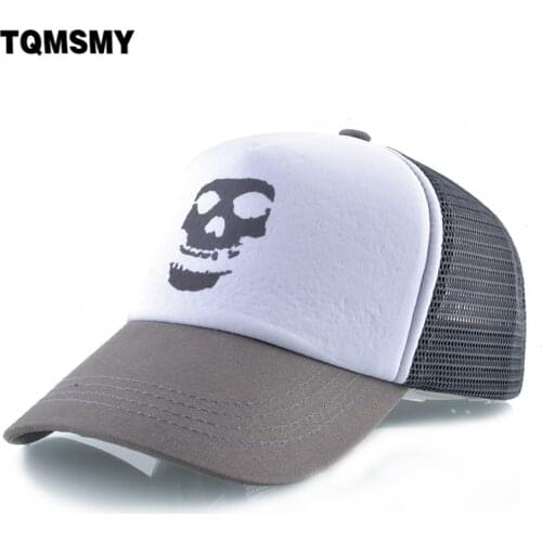 Unisex Baseball cap men Skull pattern bone Hip Hop hat women Snapback Caps Breathable mesh sun hats for womens truck Casquette