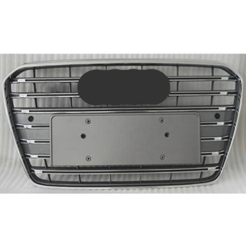 For S5 Style Front Sport Hood Grill Gray for Audi A5/S5 B8.5 2012 2013 2014 2015 2016