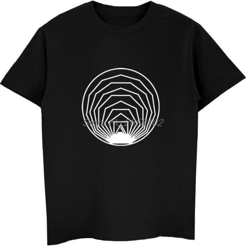 Funny Decreasing Vertices Shapes Latest Geometric Pattern Designer T-Shirt Men Short Sleeves Cotton T Shirt Cool Tees Tops