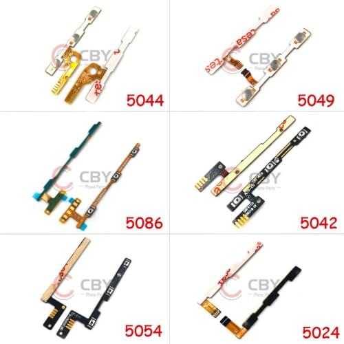 For Alcatel P310 OT 5044 5047 5049 5086 OT3 5099 5024 6062 9001 5033 7043 Power On Off Volume Switch Side Button Key Flex Cable