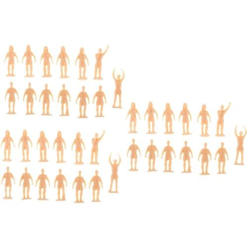 1:87 Scale Unpaint Soccer Player People Figure HO Train Railroad Accessories