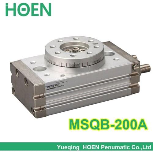 MSQB 200A MSQB 200R Rotary Table Cylinders Rack and Pinion Type Air Pneumatic Cylinder MSQB200A MSQB200R