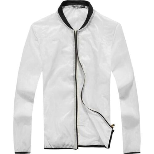 2021 New Men Autumn Hooded Zipper Waterproof Coat Windproof Fashion Male windbreaker