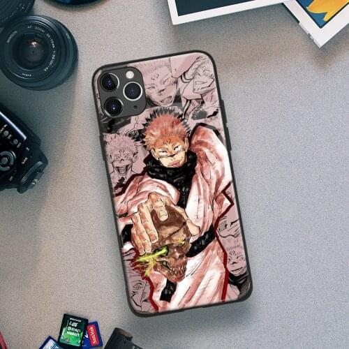 Sukuna Ryomen Jujutsu Kaisen Soft Silicone for IPhone Se 6s 7 8 Plus X XR XS 11 12 Mini Pro Max Glass TPU Phone Case Cover Shell