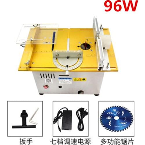 Mini Multifunction Table Saw Handmade Woodworking Bench Lathe Electric Polisher Grinder DIY Model Cutting Saw 7000RPM B12 Chuck