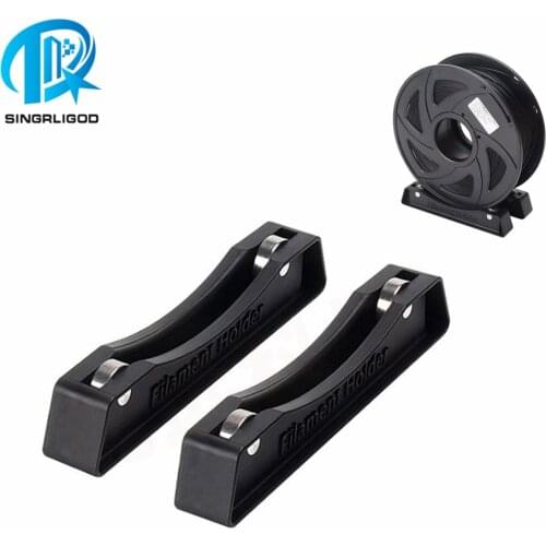Tabletop Filament Spool Holder Material Shelves Supplies Fixed Seat For ABS PLA 3D Printing Material Rack Tray Black