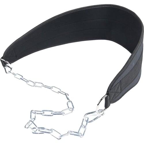 Nylon Weight Lifting Dipping Belt Exercise Belt Gym Fitness Bodysuit