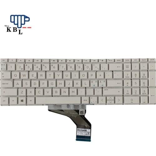 New Denmark Language For HP Pavilion 15-DA 15-DB 15-DW White Laptop Keyboard PN6037B0146536 L20194-HD1 1E605