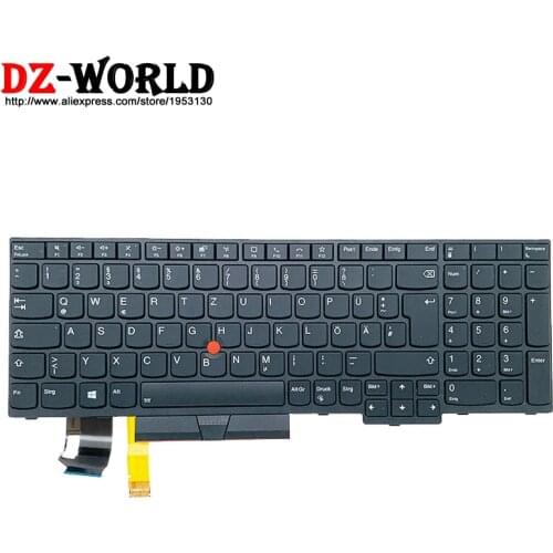 New Original DE German Backlit Keyboard for Lenovo Thinkpad T15 P15S Loptap Tastatur 5N20V78119 5N20V78918 5N20V78010