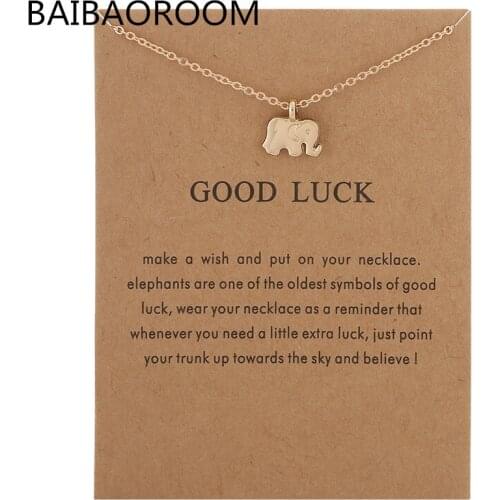 12pcs New Arrived 3D Good Luck Elephant Alloy Pendant Necklace Jewelry