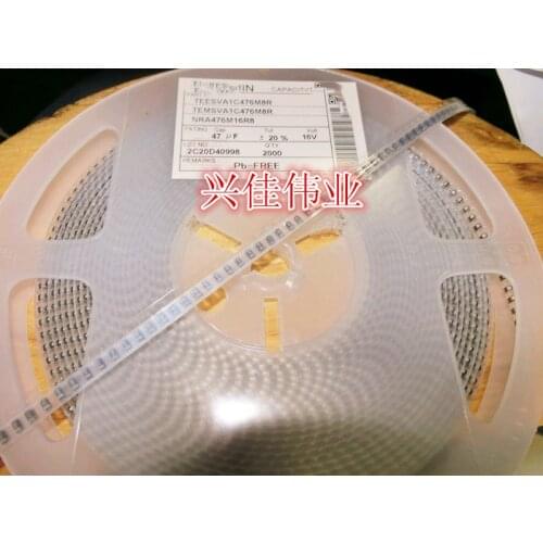 Original 20pcs/ 16V47UF A 476C 47UF 16V 1206 Tantalum Capacitor