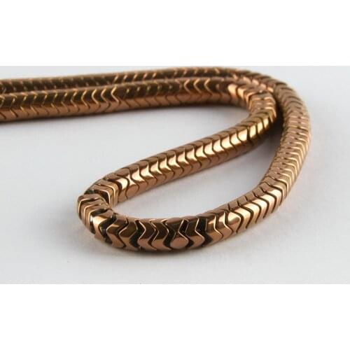 Twist knot Hematite Stone 6 mm