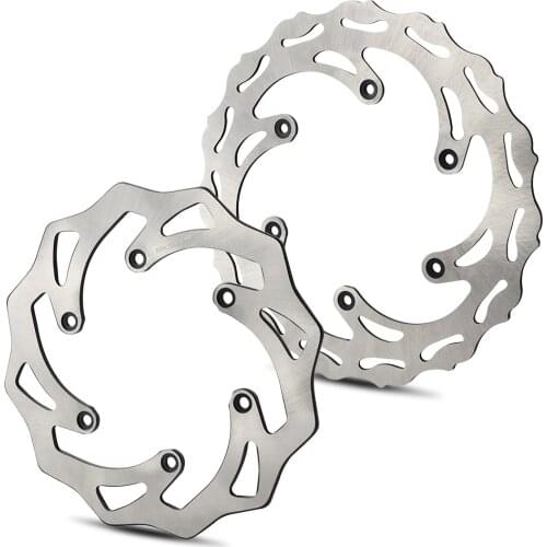 NICECNC Front Rear Brake Disc Rotor For Husqvarna 125 200 250 300 350 400 500 FE TE FC TC TX FX 2014-2021 Dirt Bikes Stainless