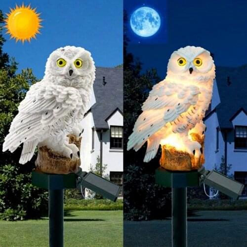 Owl LED Solar Light Lawn Paddock Garden Decoration Led Lights Waterproof Solar Led Light Outdoor Street Garland Solar Lamp