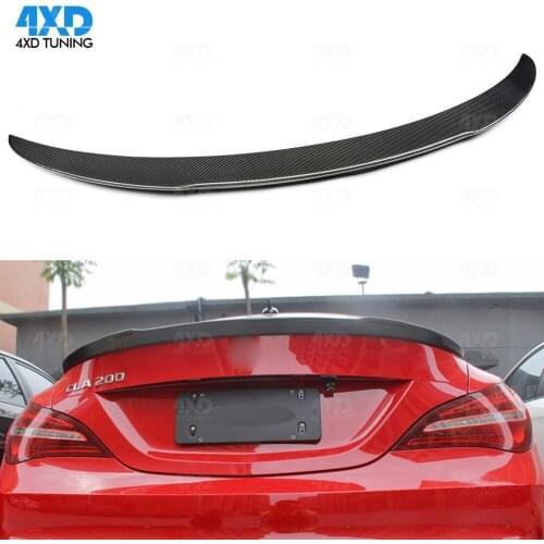 CLA Carbon Fiber Spoiler For Mercedes W117 AMG CLA45 CLA200 CLA250 Rear Spoiler Wing FD Style 2013 2014 2015 2016 2017 2018 2019