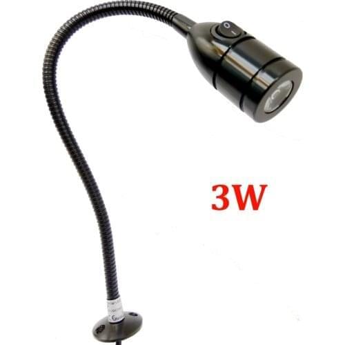 12V 24V 3W GOOSENECK CNC LED WORK LIGHT