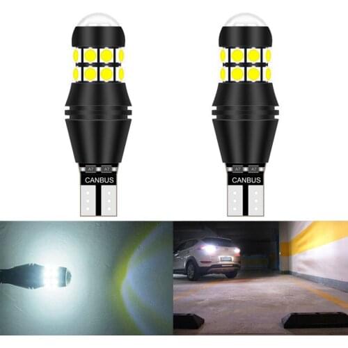 2pcs 2000LM W16W T15 LED Bulb Canbus Car Backup Reverse Light For Kia Sportage Rio 3 5 Optima Forte Koup Amanti Spectra 5 Soul