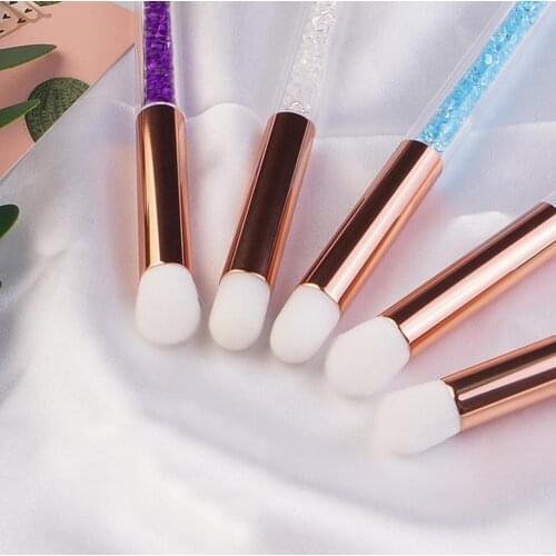 1Pcs Deep Soft Handheld Wash Nasal Brush Peeling Blackhead Remove Massager Nasal Wash Blackhead Brush Nose Cleaning Tool