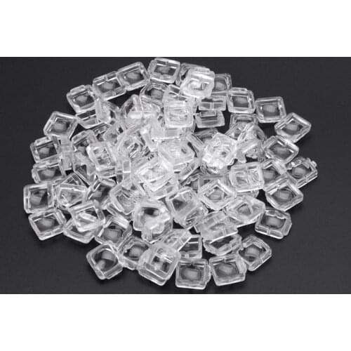 100Pcs/set Lens for 5050 LED Lens 30 60 140 Degree Angle Lens Kits U4LB