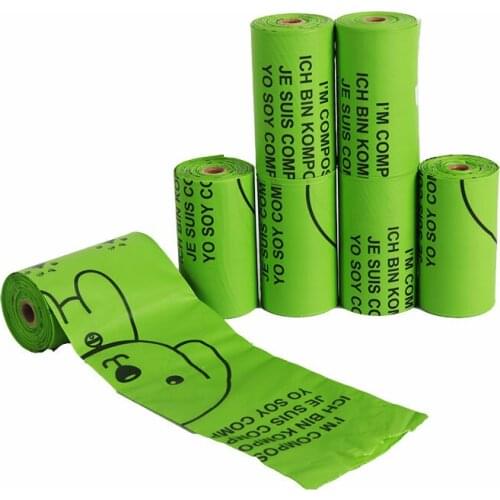 300 Pieces Dog Poop Bags Biodegradable Dog Poop Bag Eco-friendly Poop Clean Bag Pet Trash Box Compostable Poop Picking Bag Set