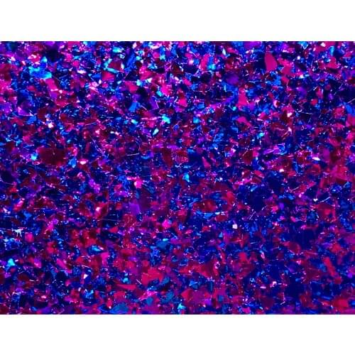 Acrylic/PMMA 2-Sided Chunky Glittering Sheets 4.0mm for Jewelries, Crafts, Art Works, Decoration - Purple (JC06)