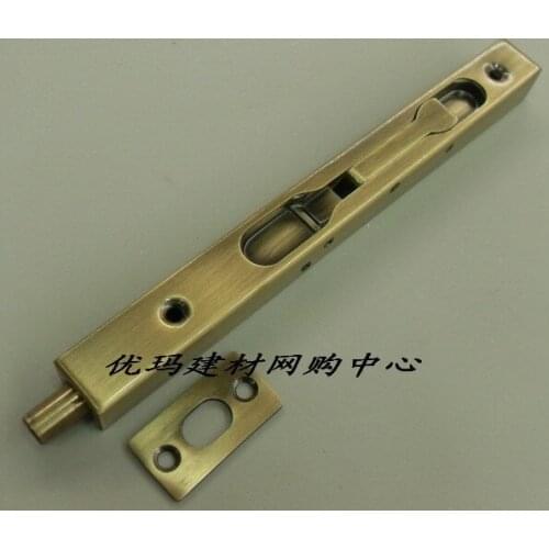 Antique bronze door latch bolt / European door latch / stainless steel/ Home Hardware (Length: 10 inch)