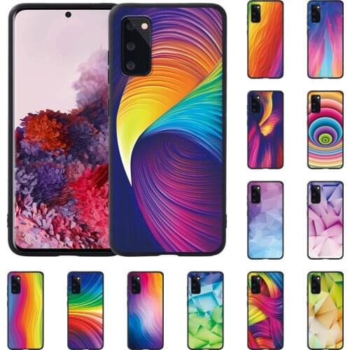 TPU Phone Case for Samsung Galaxy S8/S9/S10/S20/S10/S10 PLUS/S20/S20 PLUS Watercolor Pattern Silicone Sof Shell Case